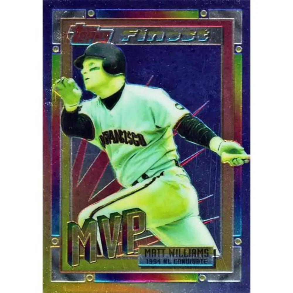 1994 Topps Finest Inserts Matt Williams # 3 San Francisco Giants